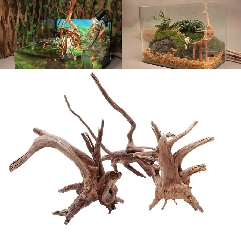 Aquarium Planted Tree - Tronc d'Arbre Naturel en Bois Flotté