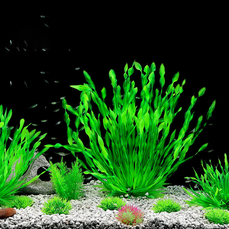 Aquarium Planted Seeds - Plantes artificielles d'aquarium 13/23/32/36/40cm, plantes vertes