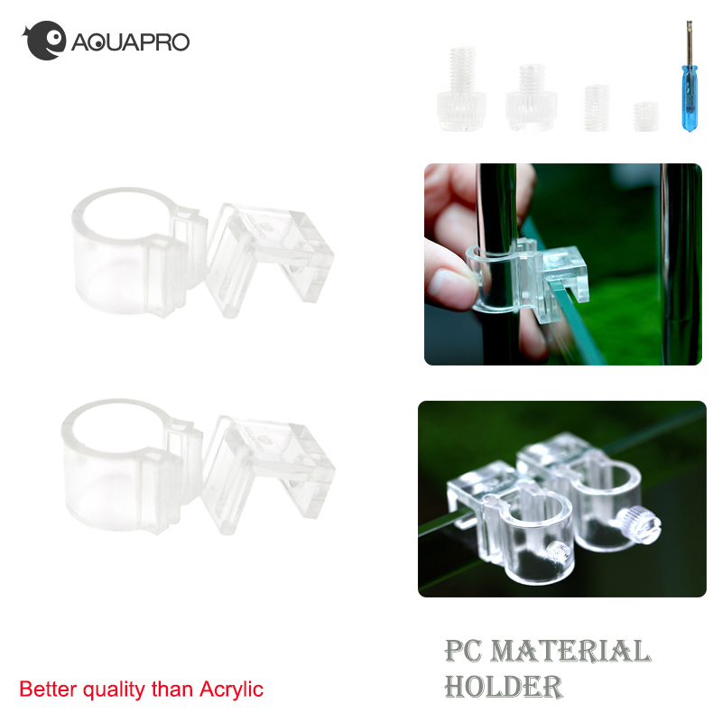Planted Aquarium Materials - Porte-tuyau d'aquarium en matériau PC, pince