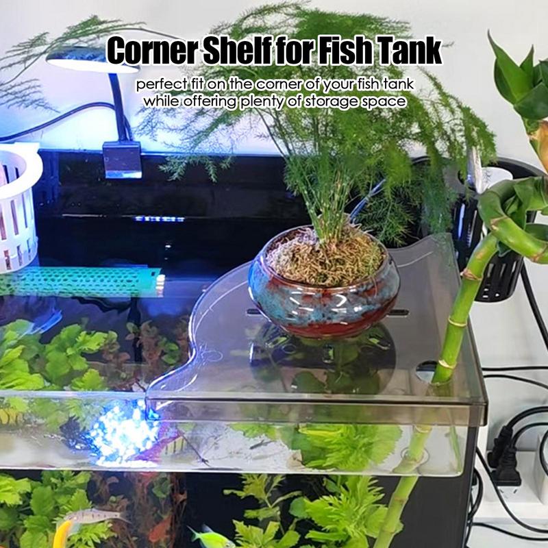 Aquarium Planted Seeds - Étagère d'angle pour Aquarium, support de