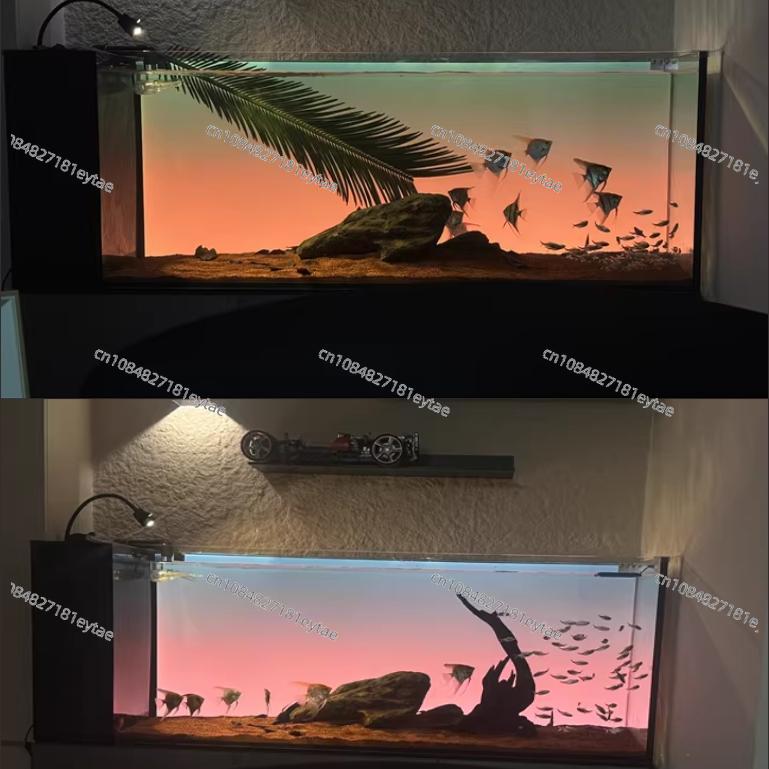Panneau lumineux de fond d'aqu - Aquarium Plant avis et prix
