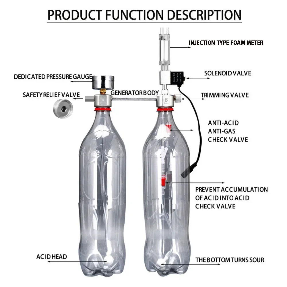 Kit de générateur de CO2 DIY p - Planted Aquarium Equipment avis et prix