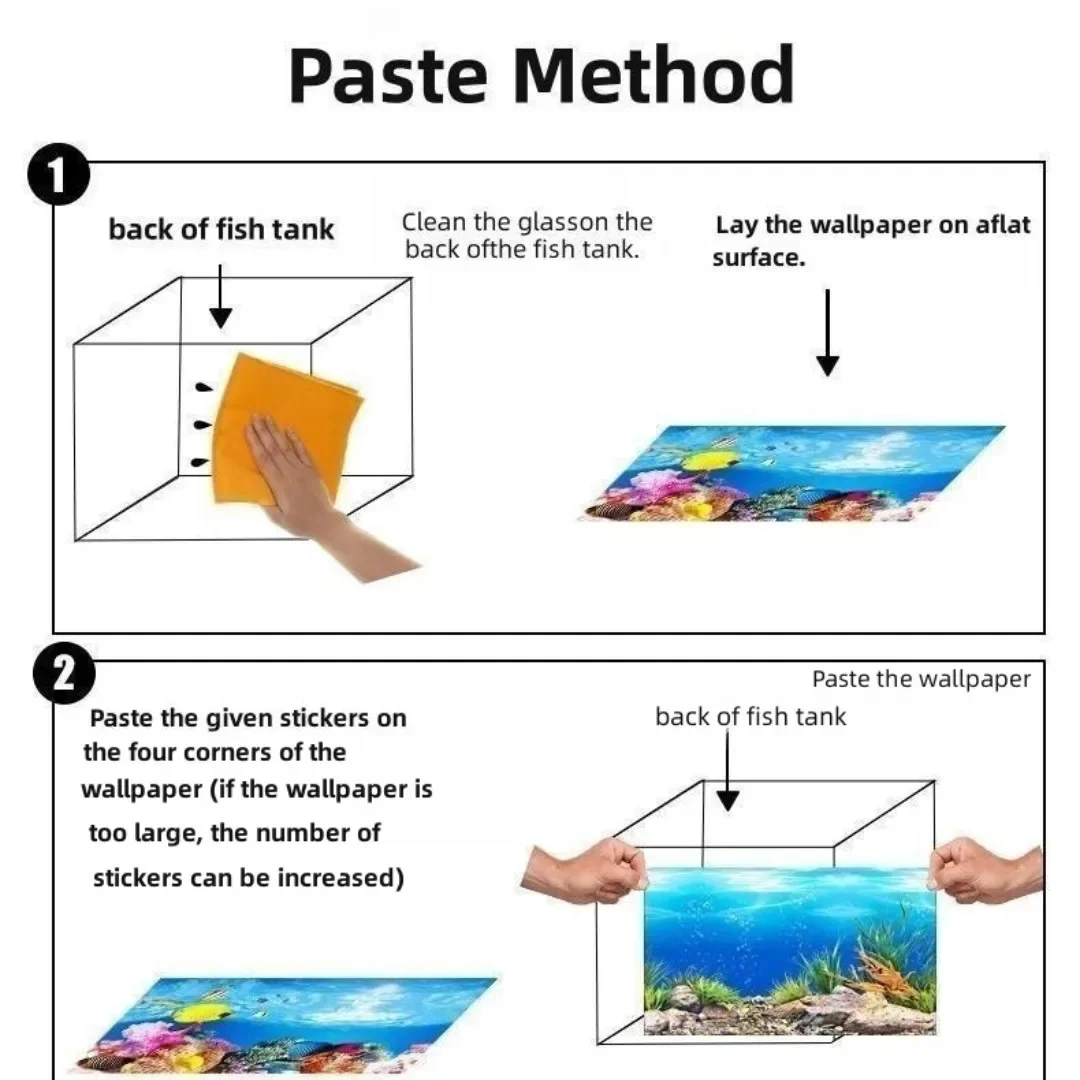 Autocollant 3D de Fond d'Aquar - Aquarium Planted Seeds avis et prix