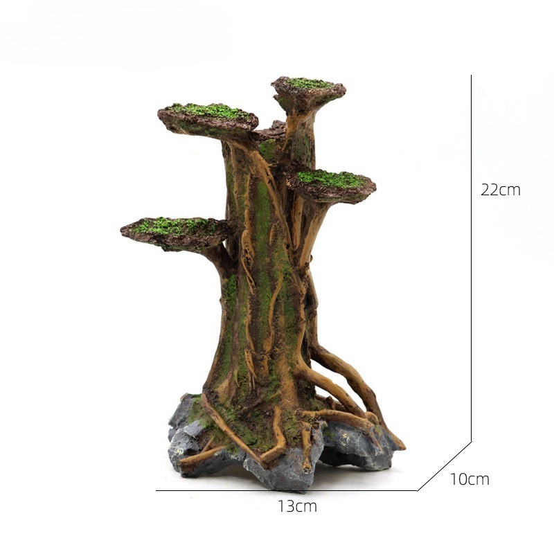 Décoration d'aquarium en résin - Aquarium Planted Tree avis et prix