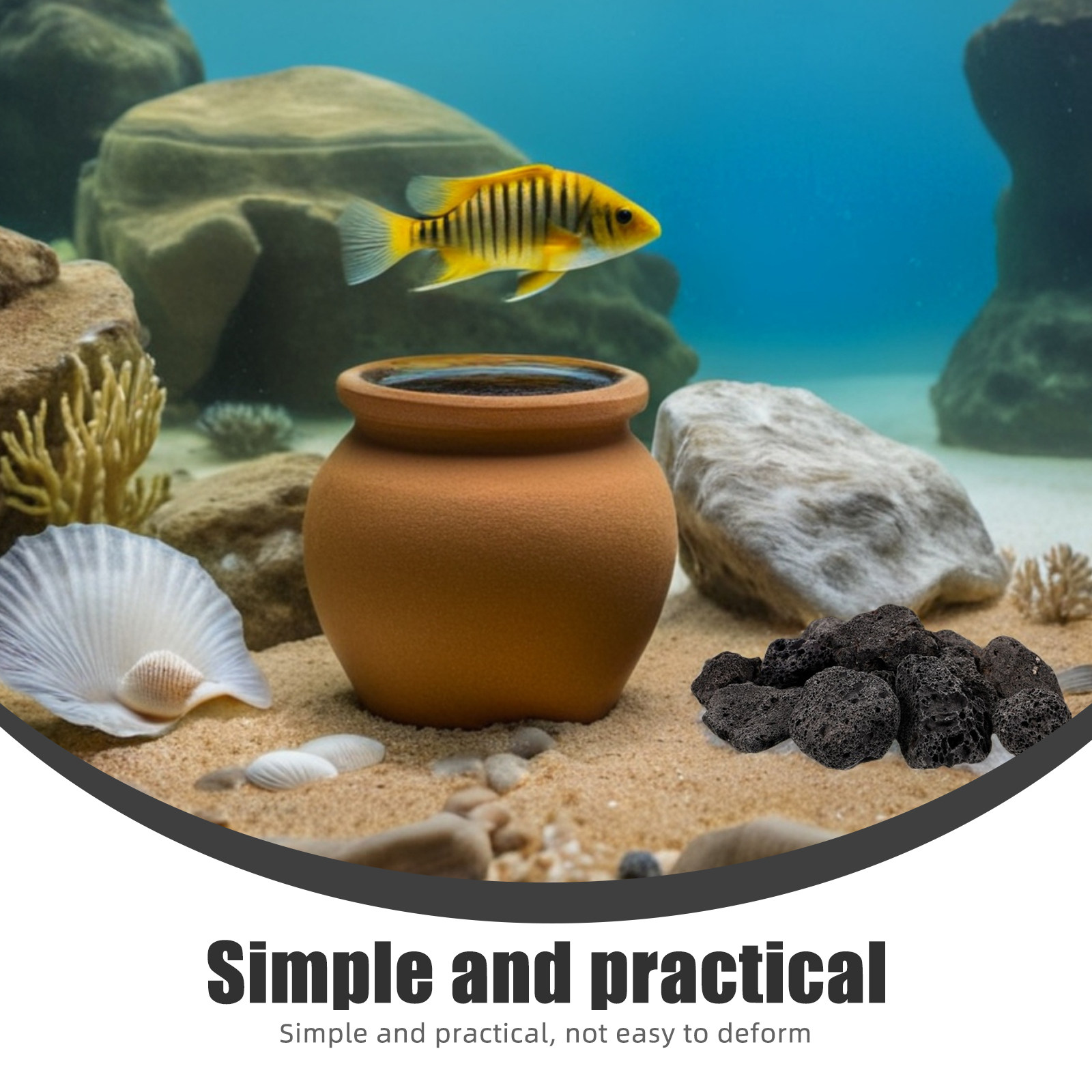1 paquet de pierres décorative - Aquarium Planted Aquarium avis et prix