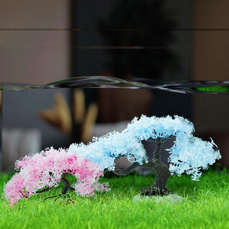 Plantes aquatiques artificiell - Aquarium Planted Tree avis et prix