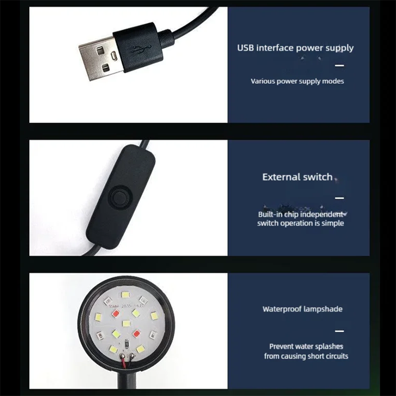 Lampe à clip USB LED pour aqua - Aquarium Plant Diseases avis et prix