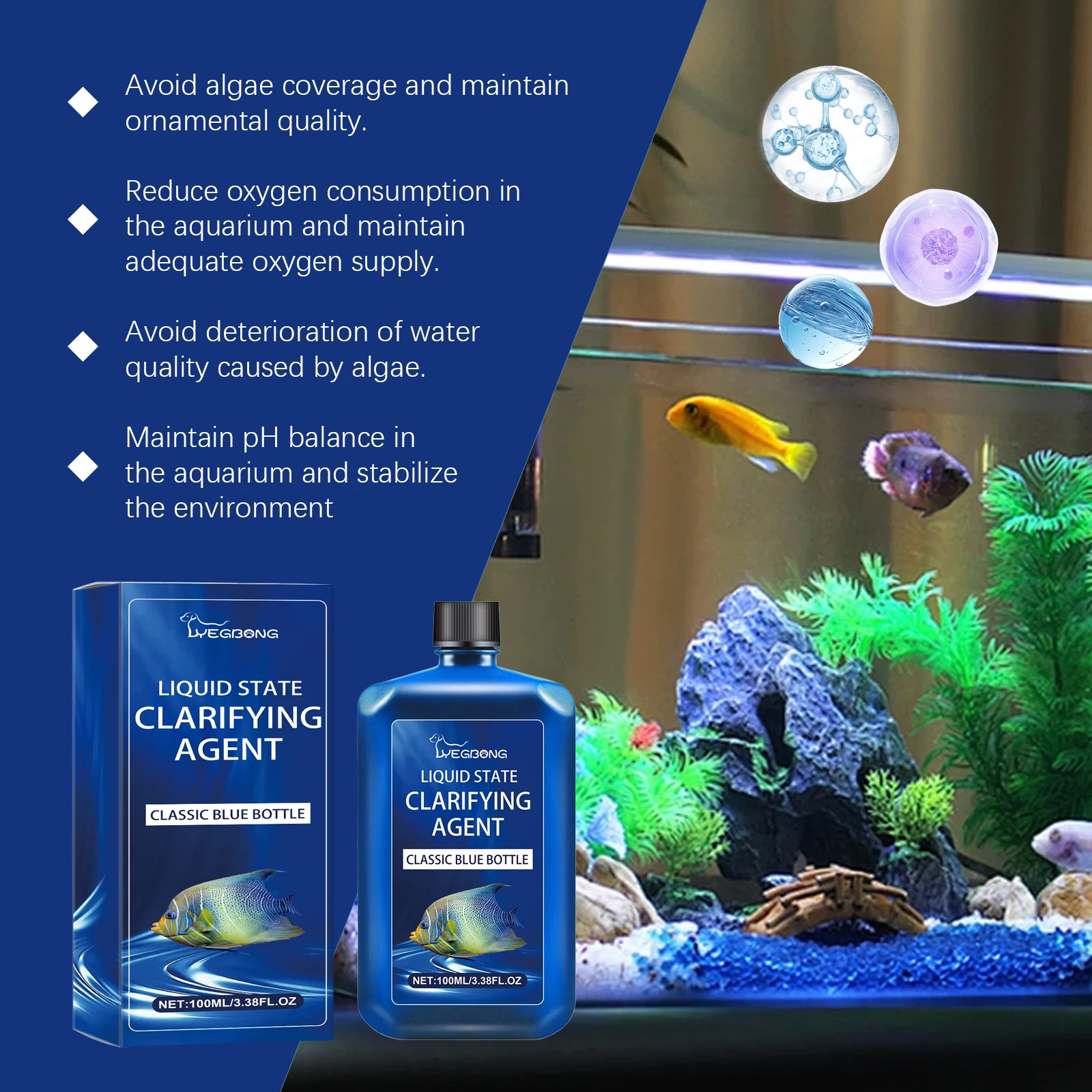 Chiarificateur d'eau d'aquariu - Aquarium Plant Liquid Fertilizer avis et prix