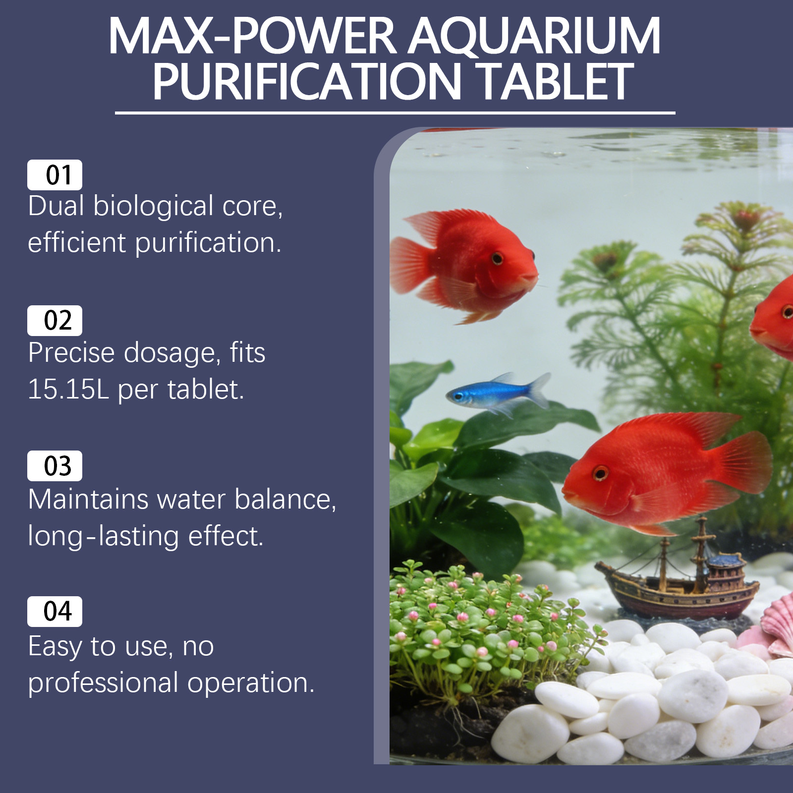 Comprimés anti-algues pour aqu - Planted Aquarium Algae Remover avis et prix